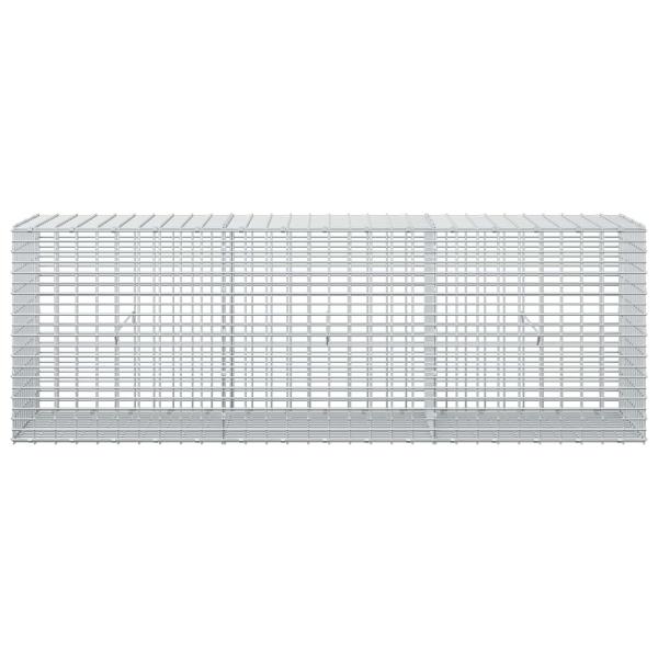 Gabione mit 3,5 mm Draht und 5x2,5 cm Maschen 150x30x50 cm