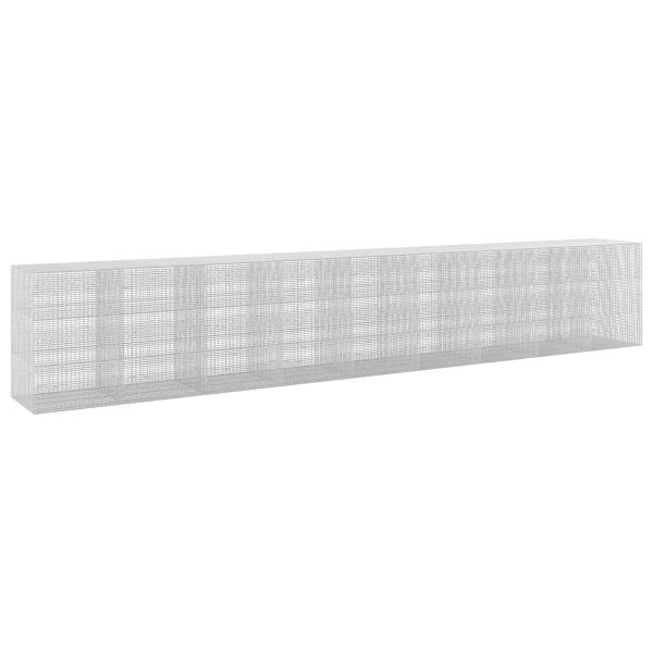 Gabione mit 5 mm Draht und 5x2,5 cm Maschen 900x100x150 cm