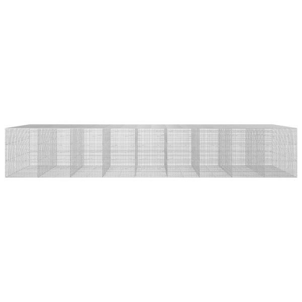 Gabione mit 5 mm Draht und 5x2,5 cm Maschen 900x100x150 cm
