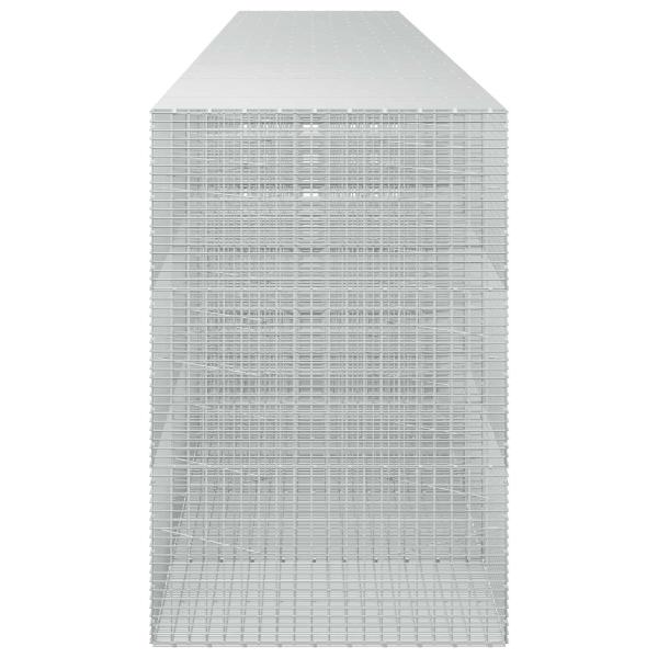 Gabione mit 5 mm Draht und 5x2,5 cm Maschen 900x100x150 cm