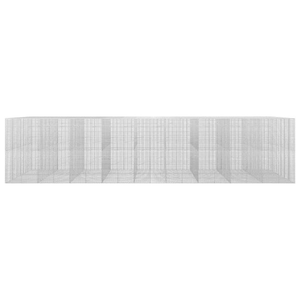 Gabione mit 5 mm Draht und 5x2,5 cm Maschen 900x100x200 cm