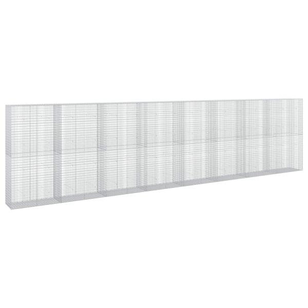 Gabione mit 5 mm Draht und 5x2,5 cm Maschen 800x50x200 cm