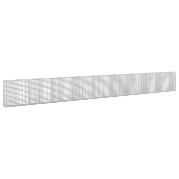 Gabione mit 5 mm Draht und 5x2,5 cm Maschen 900x30x100 cm
