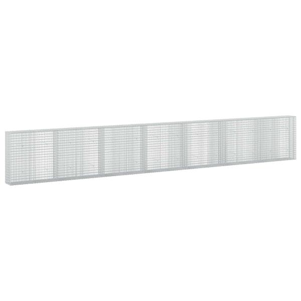 Gabione mit 5 mm Draht und 5x2,5 cm Maschen 700x30x100 cm