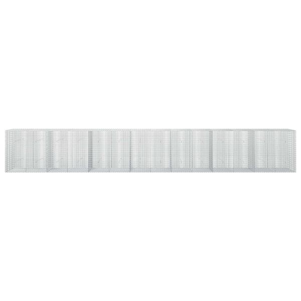 Gabione mit 5 mm Draht und 5x2,5 cm Maschen 700x30x100 cm
