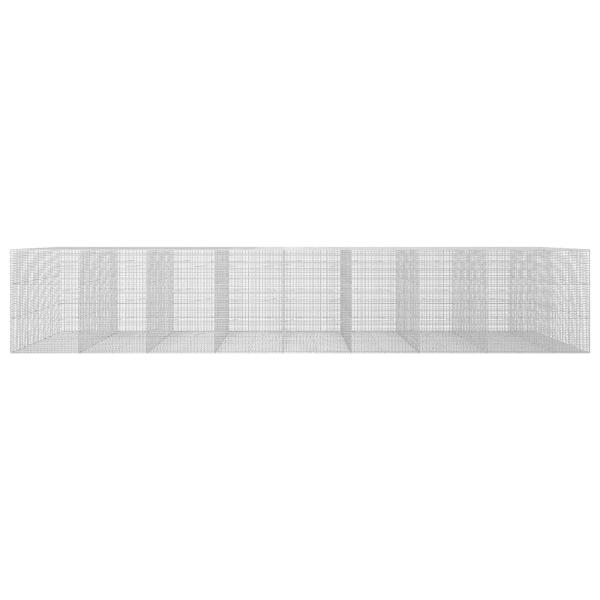Gabione mit 5 mm Draht und 5x2,5 cm Maschen 850x100x150 cm