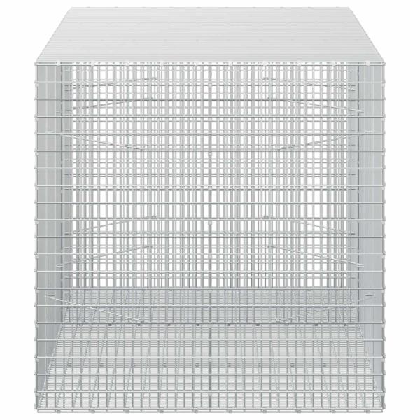 Gabione mit 5 mm Draht und 5x2,5 cm Maschen 150x100x100 cm