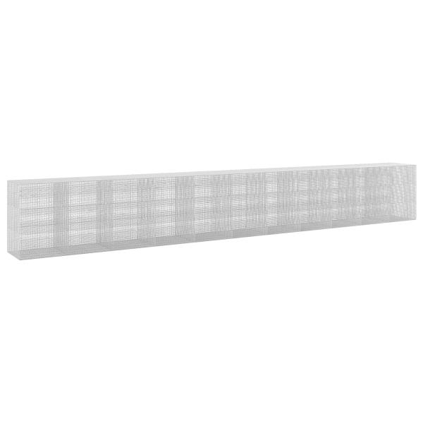 Gabione mit 5 mm Draht und 5x2,5 cm Maschen 1100x100x150 cm