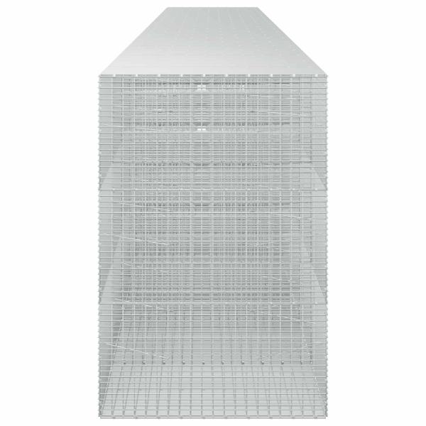 Gabione mit 5 mm Draht und 5x2,5 cm Maschen 1100x100x150 cm