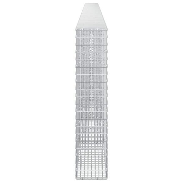 Gabione mit 5 mm Draht und 5x2,5 cm Maschen 650x20x100 cm