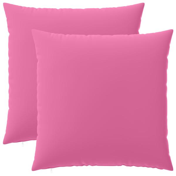 Wurfkissen 2 stk. HEERLEN Rosa 60 x 60 cm Polyester