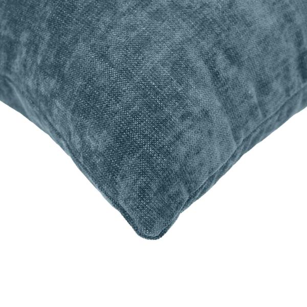 Wurfkissen 2 stk. HEERLEN Blau 55 x 55 cm Chenille-Stoff