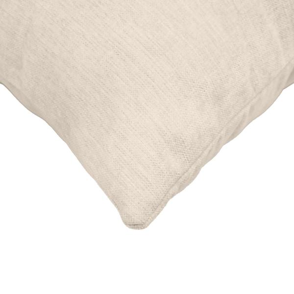 Wurfkissen 2 stk. HEERLEN Creme 40 x 40 cm Chenille-Stoff