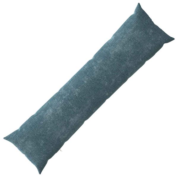 Wurfkissen HEERLEN Blau 40 x 145 cm Chenille-Stoff