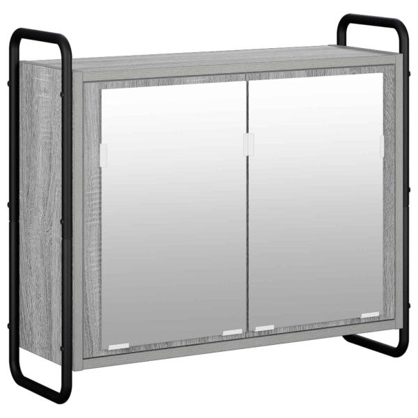 Badezimmerschrank-Set 4 stk. Sonoma-Grau 40 x 36 x 181 cm