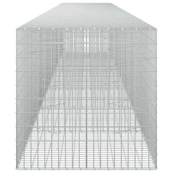 Gabione mit 5 mm Draht und 5x10 cm Maschen 700x100x100 cm