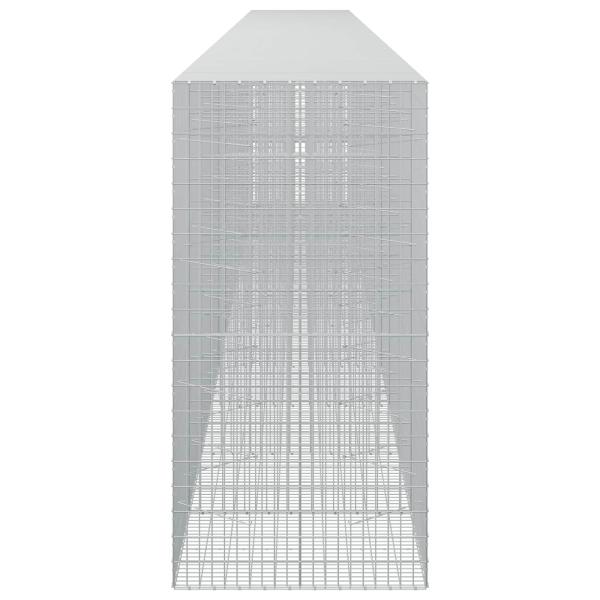 Gabione mit 5 mm Draht und 5x10 cm Maschen 1150x100x200 cm
