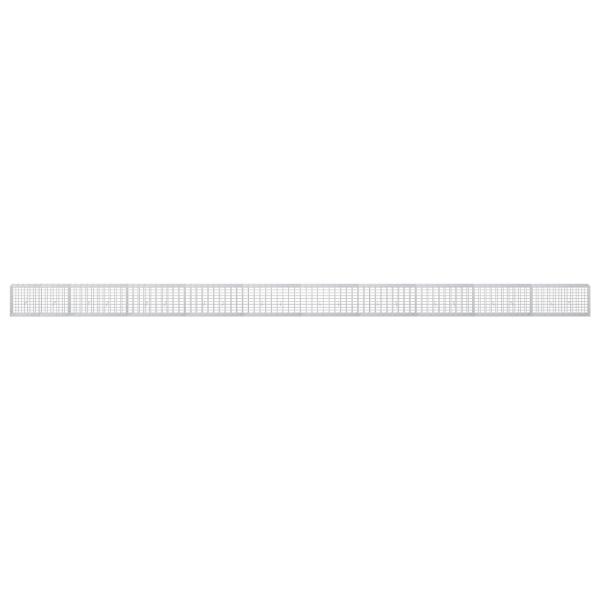 Gabione mit 5 mm Draht und 5x10 cm Maschen 1000x30x50 cm