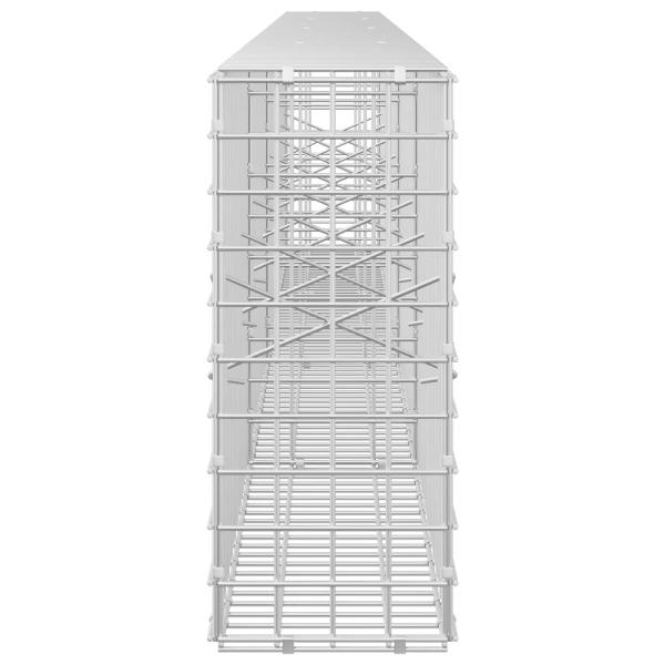Gabione mit 3,5 mm Draht und 5x5 cm Maschen 400x20x50 cm