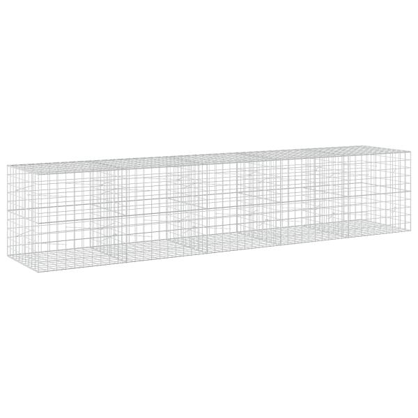 Gabione mit 5 mm Draht und 10x10 cm Maschen 500x100x100 cm