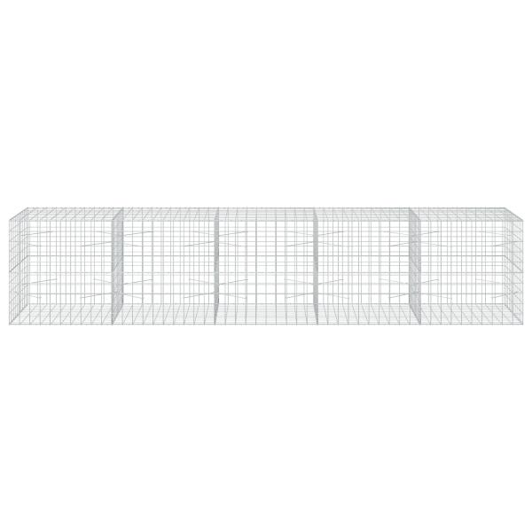 Gabione mit 5 mm Draht und 10x10 cm Maschen 500x100x100 cm