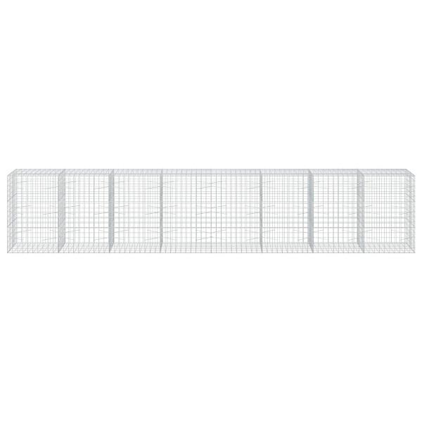 Gabione mit 5 mm Draht und 10x10 cm Maschen 800x100x150 cm