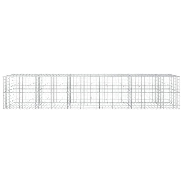 Gabione mit 5 mm Draht und 10x10 cm Maschen 550x50x100 cm