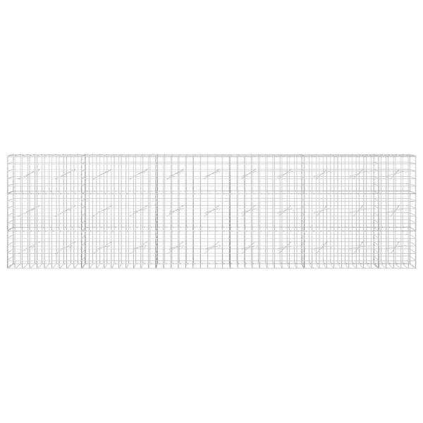 Gabione mit 3,5 mm Draht und 10x10 cm Maschen 550x10x150 cm