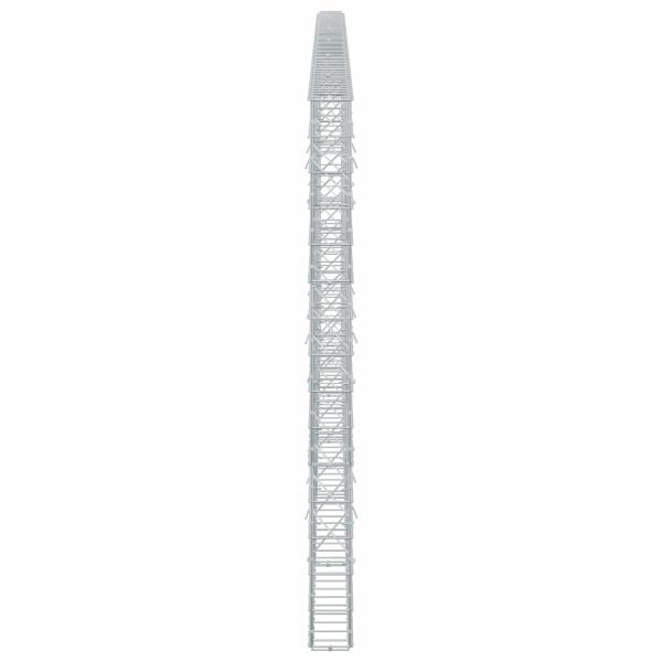 Gabione mit 3,5 mm Draht und 10x10 cm Maschen 550x10x150 cm