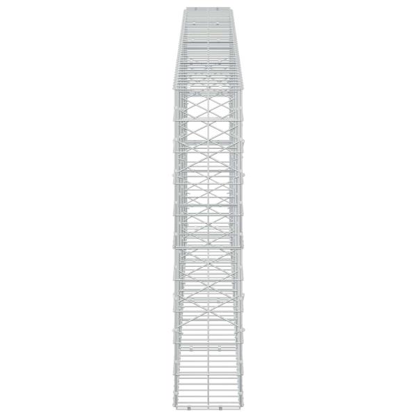 Gabione mit 3,5 mm Draht und 10x10 cm Maschen 400x20x100 cm