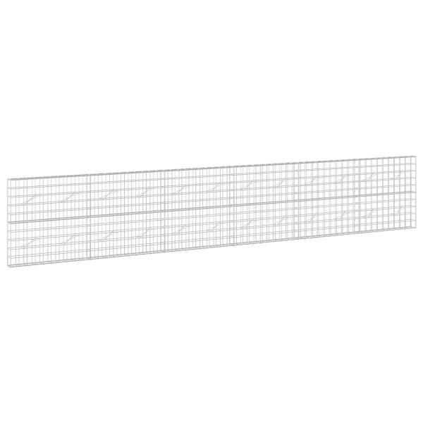Gabione mit 3,5 mm Draht und 10x10 cm Maschen 600x10x100 cm