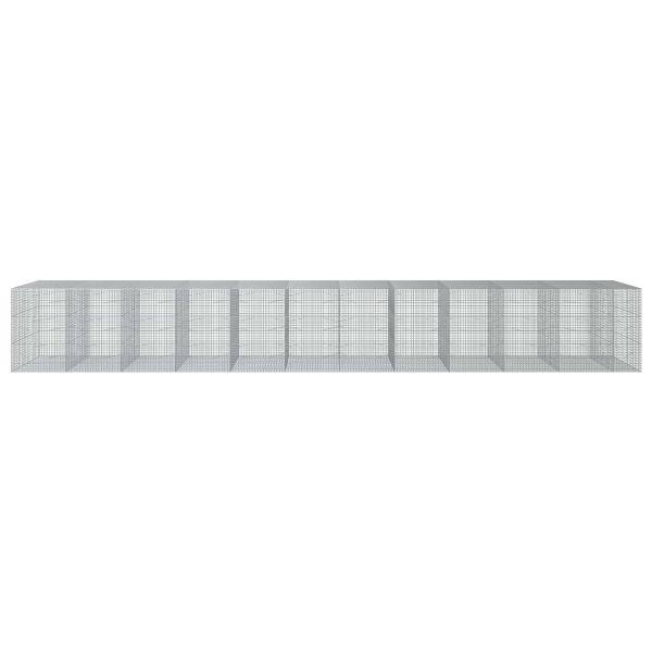 Gabione mit 5 mm Draht und 5x5 cm Maschen 1150x100x150 cm