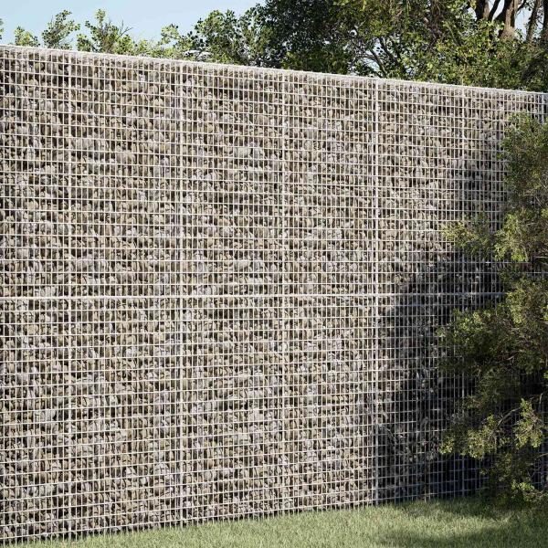 ARDEBO.de - Gabione mit 3,5 mm Draht und 5x2,5 cm Maschen 100x10x200 cm
