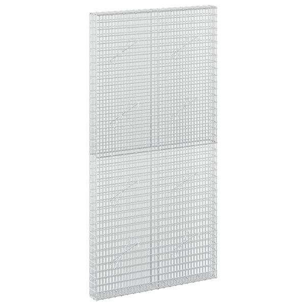 Gabione mit 3,5 mm Draht und 5x2,5 cm Maschen 100x10x200 cm