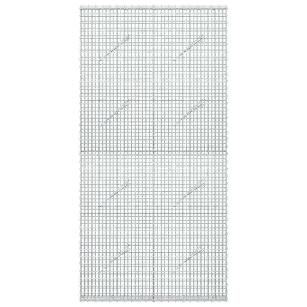 Gabione mit 3,5 mm Draht und 5x2,5 cm Maschen 100x10x200 cm
