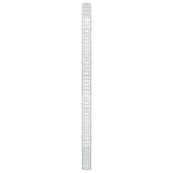 Gabione mit 3,5 mm Draht und 5x2,5 cm Maschen 100x10x200 cm