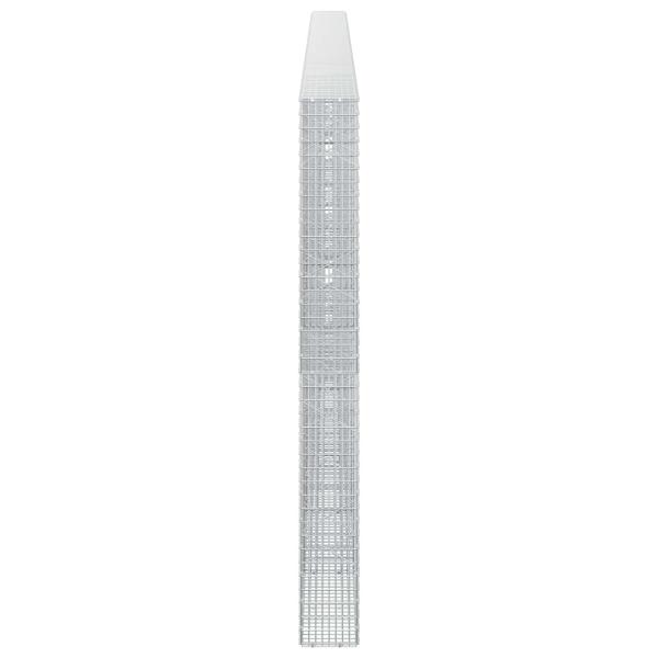 Gabione mit 3,5 mm Draht und 5x2,5 cm Maschen 700x20x200 cm