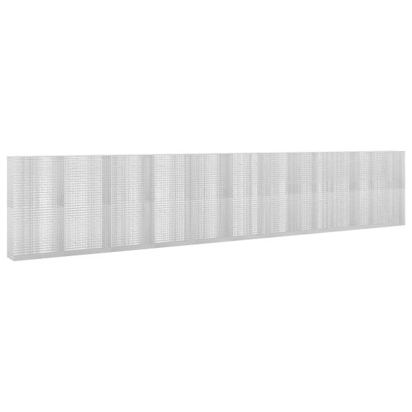 Gabione mit 5 mm Draht und 5x2,5 cm Maschen 1050x50x200 cm