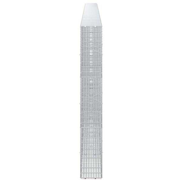 Gabione mit 5 mm Draht und 5x2,5 cm Maschen 650x20x150 cm