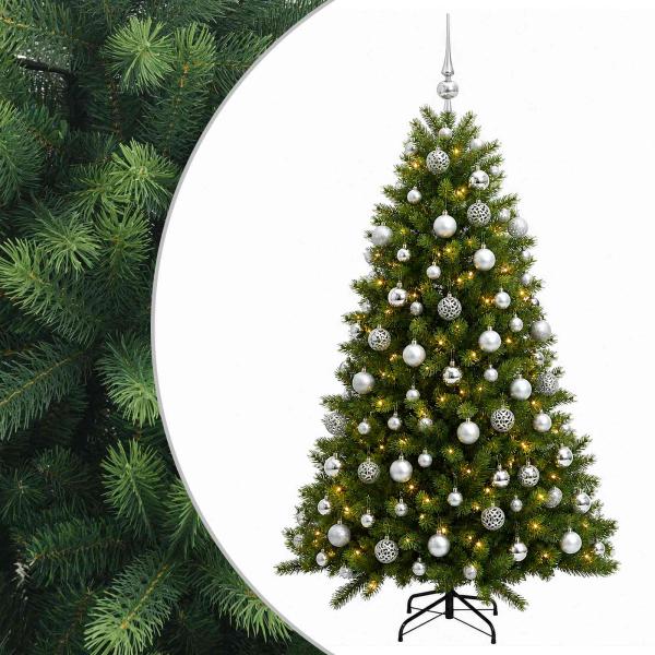 Künstlicher Weihnachtsbaum mit Kugel 240 cm 300 LEDs
