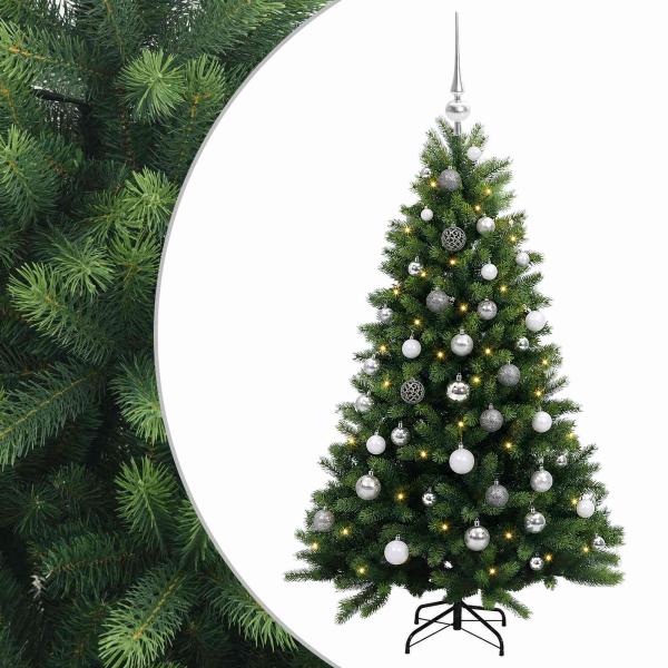 Künstlicher Weihnachtsbaum mit Kugel 120 cm 150 LEDs
