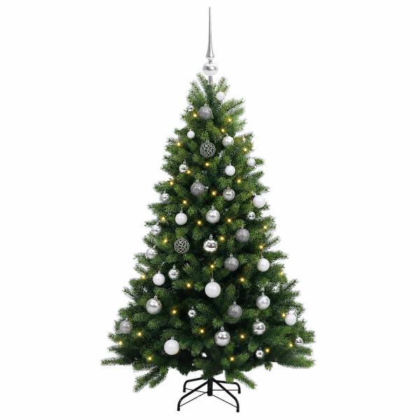 Künstlicher Weihnachtsbaum mit Kugel 120 cm 150 LEDs
