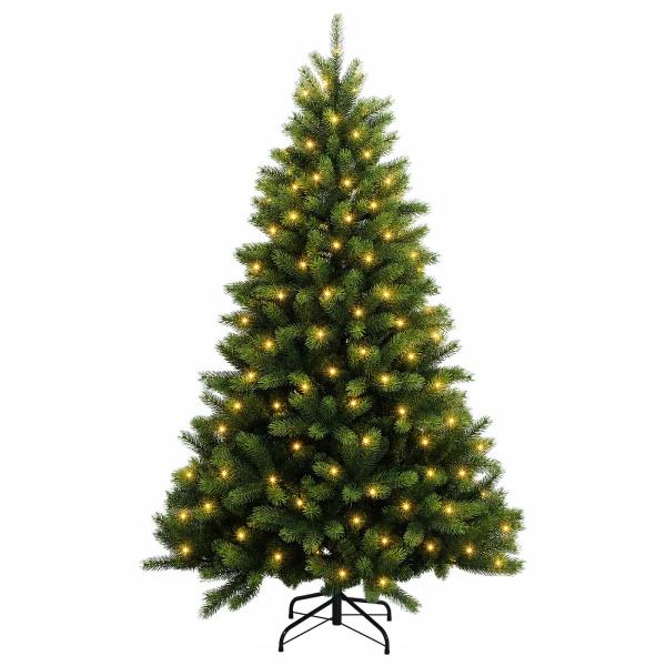 Künstlicher klappbarer Weihnachtsbaum 210 cm 300 LEDs