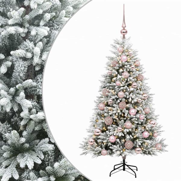Künstlicher Weihnachtsbaum mit Kugel 150 cm 150 LEDs