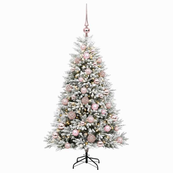 Künstlicher Weihnachtsbaum mit Kugel 150 cm 150 LEDs