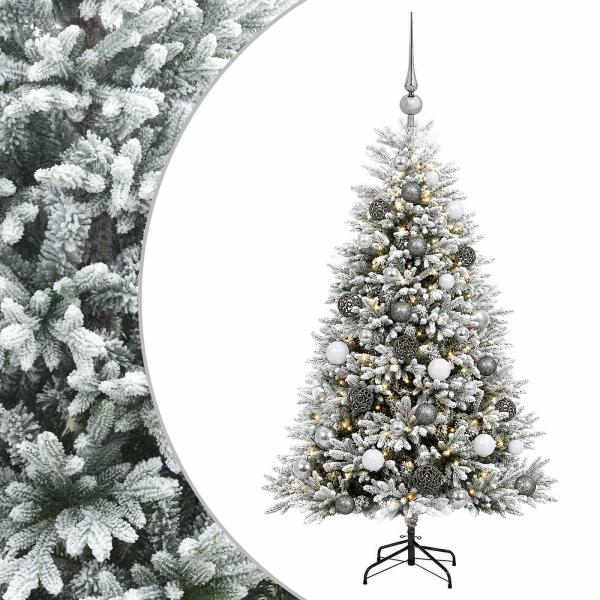 Künstlicher Weihnachtsbaum mit Kugel 150 cm 150 LEDs