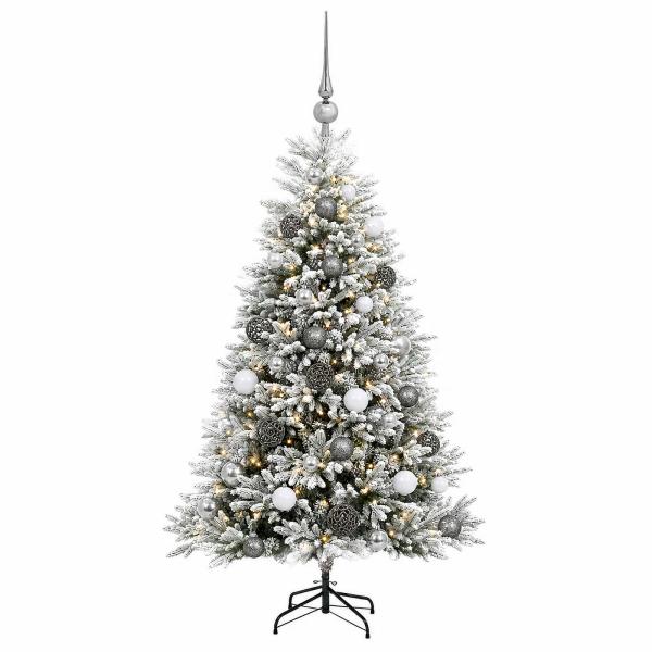 Künstlicher Weihnachtsbaum mit Kugel 150 cm 150 LEDs