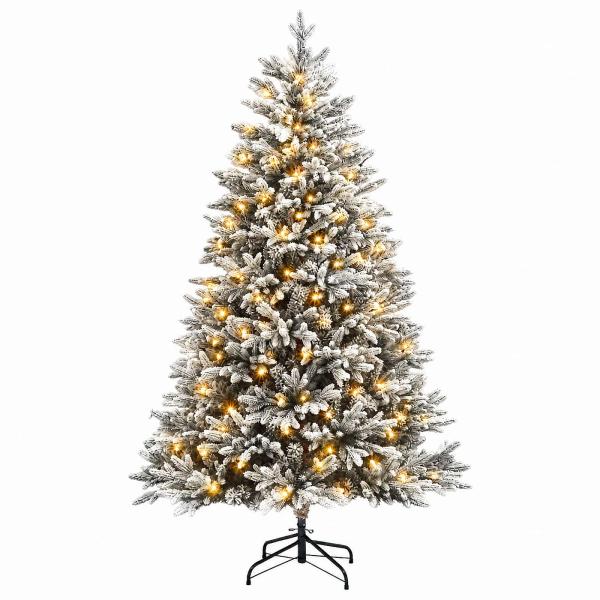 Künstlicher klappbarer Weihnachtsbaum 180 cm 300 LEDs