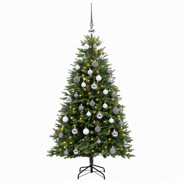 Künstlicher Weihnachtsbaum mit Kugel 120 cm 150 LEDs
