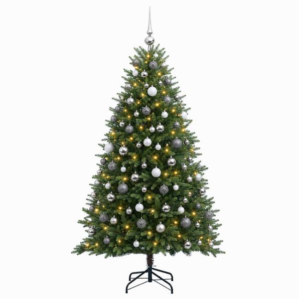 Künstlicher Weihnachtsbaum mit Kugel 240 cm 300 LEDs